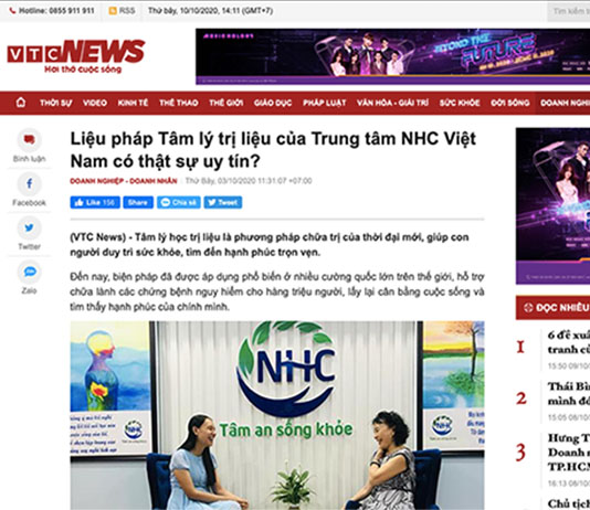 [VTC News] – Liệu pháp Tâm lý trị liệu của Trung tâm NHC Việt Nam có thật sự uy tín?